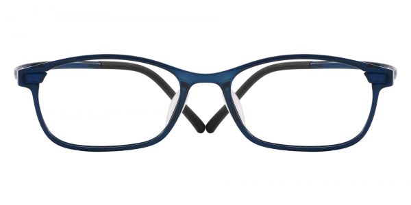 Mentor Rectangle Prescription Glasses - Blue