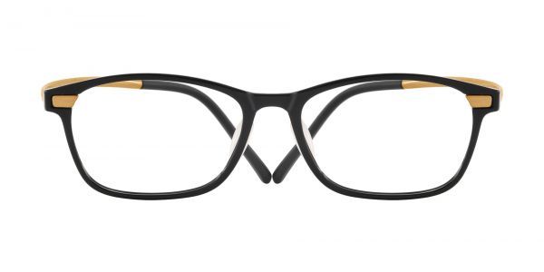 Burr Rectangle Prescription Glasses - Brown