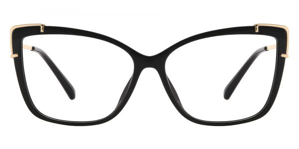 Hestia Cat Eye Prescription Glasses - Black