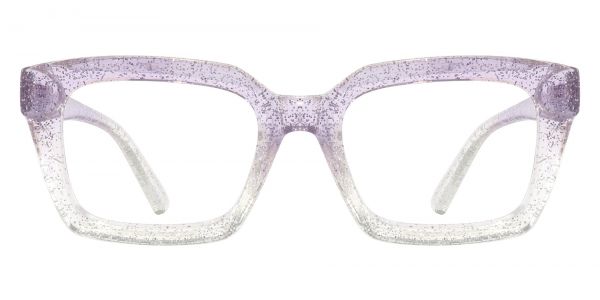 Lora Rectangle Prescription Glasses - Purple