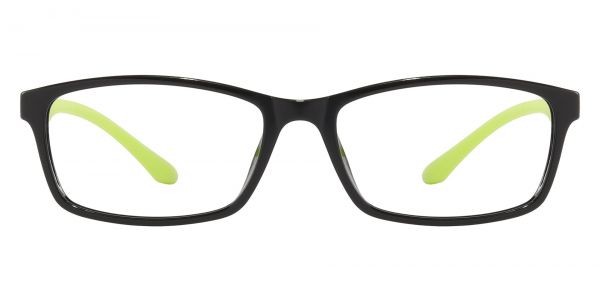 Wharf Rectangle Prescription Glasses - Green