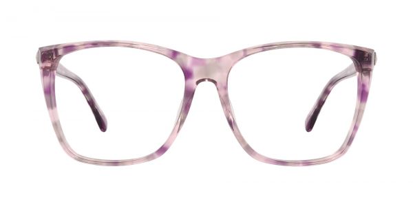 Loni Square Prescription Glasses - Purple