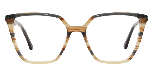 Chantilly Geometric Prescription Glasses - Striped
