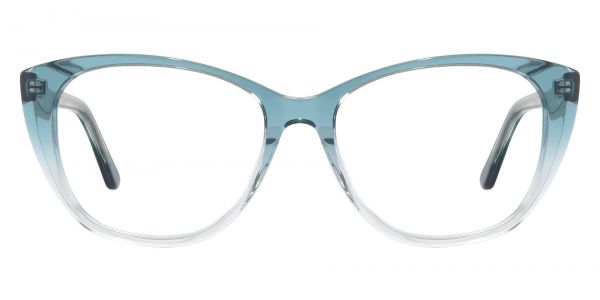 Canterbury Cat Eye Prescription Glasses - Blue