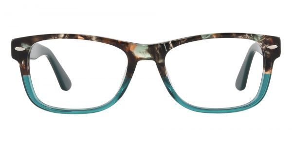 Ottawa Rectangle Prescription Glasses - Two-tone/Multi Color
