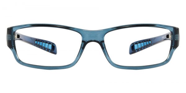 Mercury Rectangle Prescription Glasses - Blue