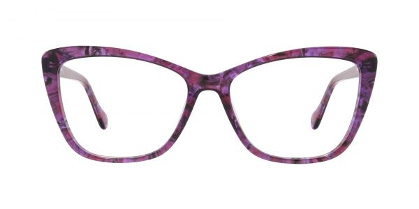 Jessica Cat Eye Prescription Glasses - Purple