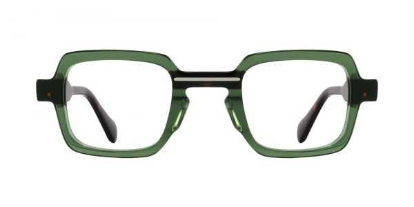 Nigel Square Prescription Glasses - Green