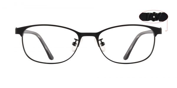 Luisa Oval Prescription Glasses - Black