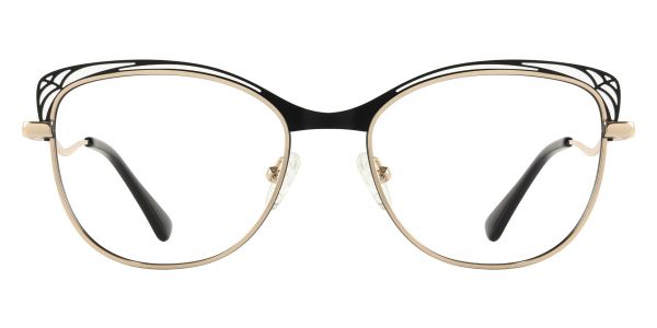 Colina Cat Eye Prescription Glasses - Black
