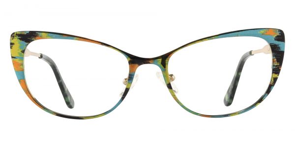 Atrium Cat Eye Prescription Glasses - Green