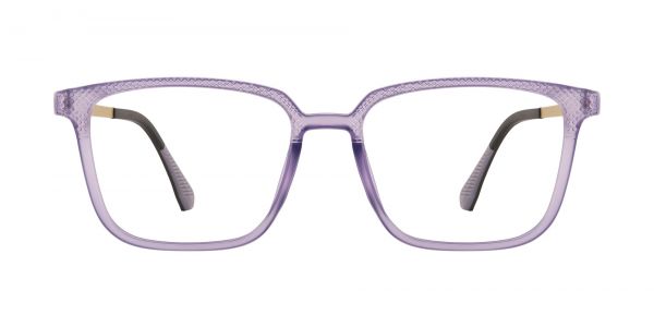 Mathis Square Prescription Glasses - Purple