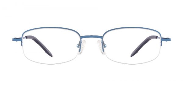 Bluff Rectangle Prescription Glasses - Blue