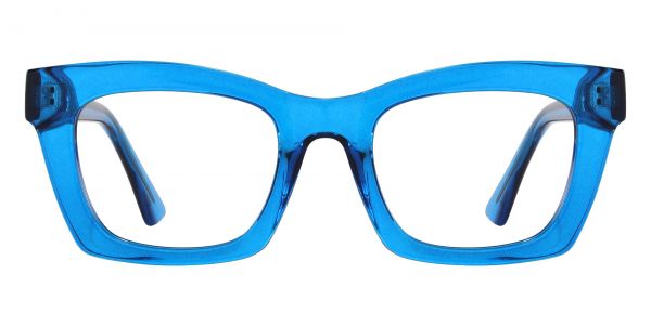 McKee Rectangle Prescription Glasses - Blue
