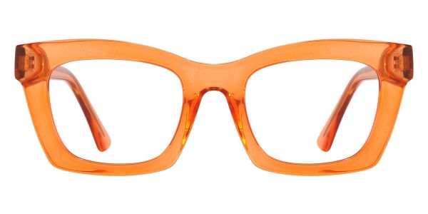 McKee Rectangle Prescription Glasses - Orange