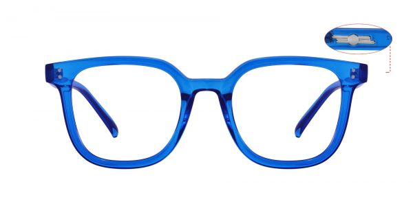 Florian Square Prescription Glasses - Blue