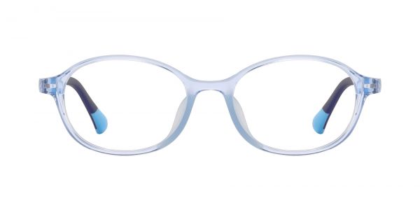 Hockley Oval Prescription Glasses - Blue