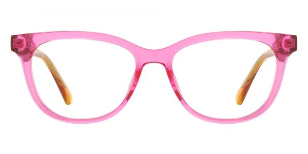 Manon Square Prescription Glasses - Pink