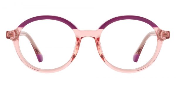 Elin Round Prescription Glasses - Pink