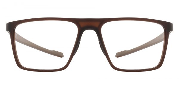 Larrimore Rectangle Prescription Glasses - Brown