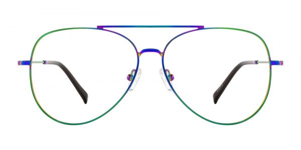 Felton Aviator Prescription Glasses - Two-tone/Multi Color