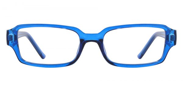 Maja Rectangle Prescription Glasses - Blue