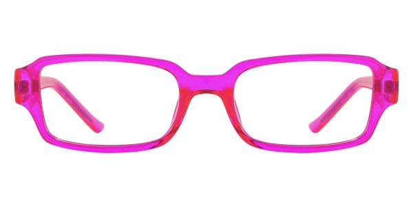 Maja Rectangle Prescription Glasses - Pink