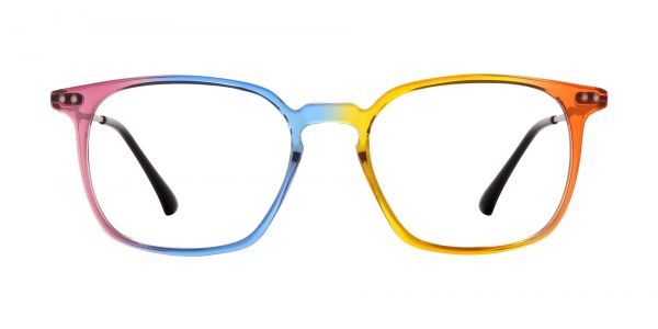 Astin Square Prescription Glasses - Two-tone/Multi Color