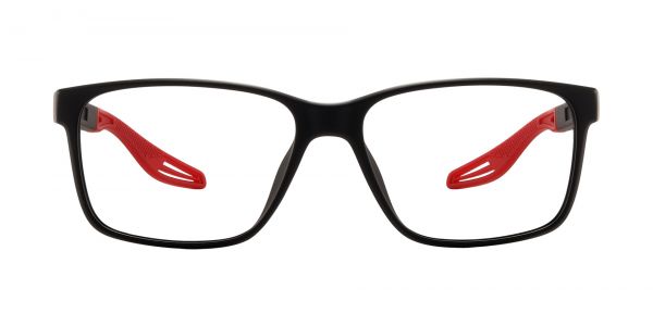 Nathan Rectangle Prescription Glasses - Black