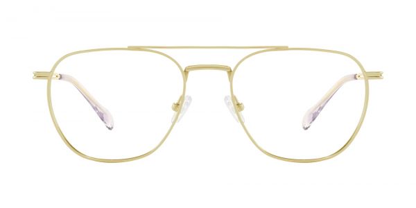 Franz Aviator Prescription Glasses - Gold