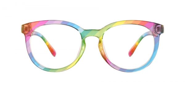 Avery Round Prescription Glasses - Two-tone/Multi Color
