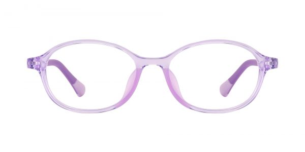 Hockley Oval Prescription Glasses - Purple
