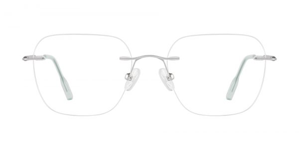 Yulia Rimless Prescription Glasses - Silver