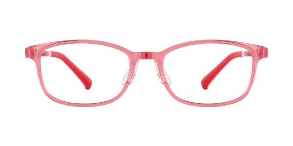 Ezra Rectangle Prescription Glasses - Pink