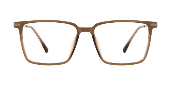 Nettic Square Prescription Glasses - Brown