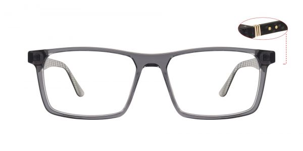 Steven Rectangle Prescription Glasses - Gray