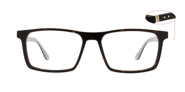 Steven Rectangle Prescription Glasses - Tortoise