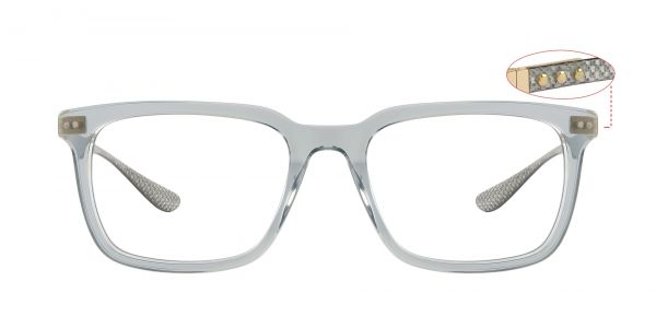 Wyatt Rectangle Prescription Glasses - Gray