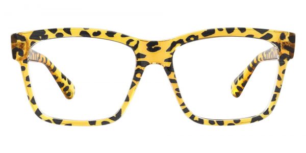 Sylvain Square Prescription Glasses - Leopard