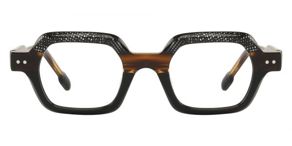 Braxton Geometric Prescription Glasses - Black