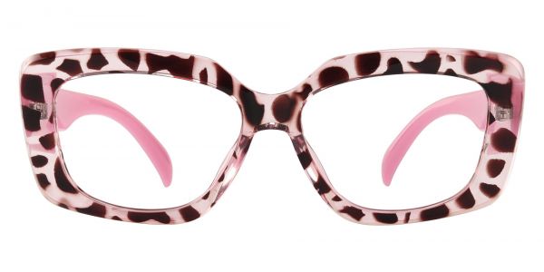 Chandler Rectangle Prescription Glasses - Leopard