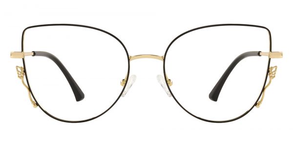 Fontella Cat Eye Prescription Glasses - Black