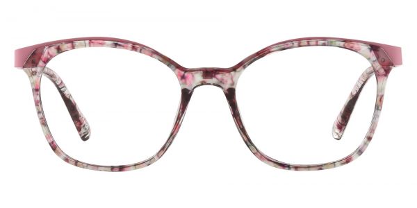 Shawley Square Prescription Glasses - Pink