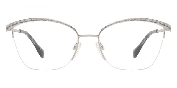 Shasta Cat Eye Prescription Glasses - Silver
