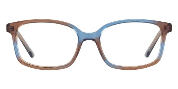 Siskal Rectangle Prescription Glasses - Blue