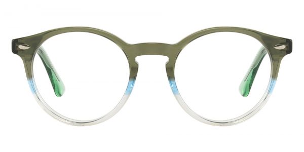 Salazar Round Prescription Glasses - Green