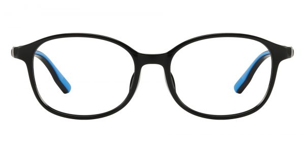 Kerry Oval Prescription Glasses - Black