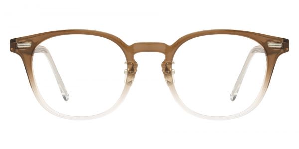 Shiro Oval Prescription Glasses - Brown