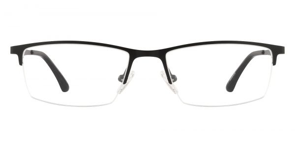 Lombard Rectangle Prescription Glasses - Black
