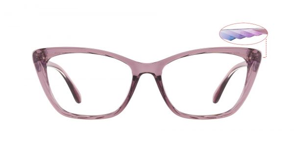 Pink glasses hot sale with diamonds